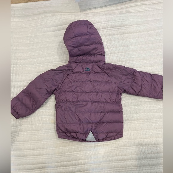 L.L. Bean Toddler Ultralight 650 Down Jacket - Purple -Size 3T - Picture 3 of 6